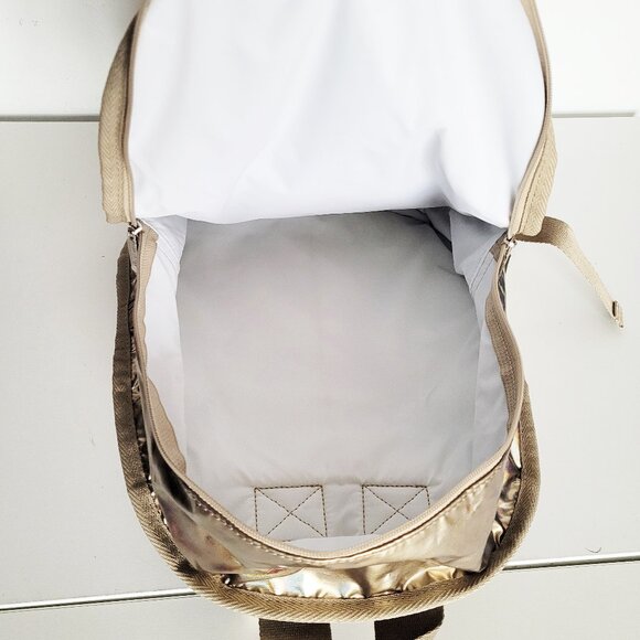 LeSportSac Gold Backpack with Adjustable Strap - VGUC - Picture 6 of 10